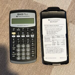 Texas Instruments BA II Plus Business Analyst Financial Calculator